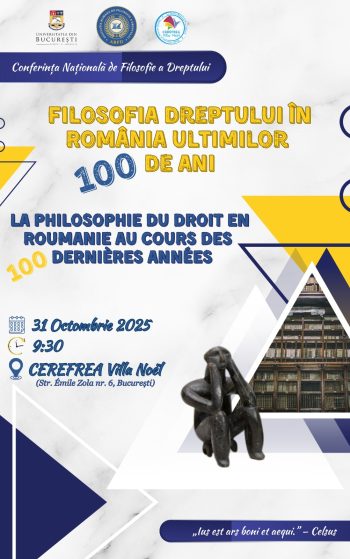 Table ronde ARFD « La philosophie du droit en Roumanie au cours des cent dernières années »