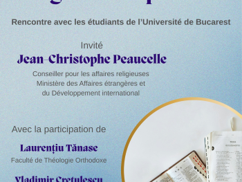 Rencontre “Religions et diplomatie” avec Jean-Christophe Peaucelle