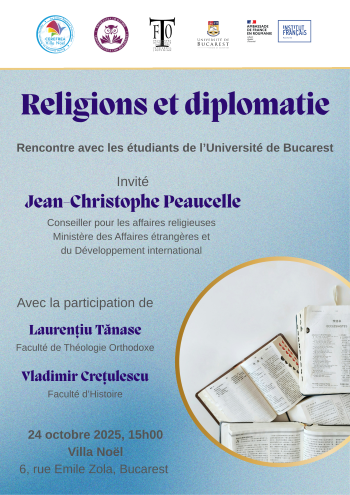 Rencontre “Religions et diplomatie” avec Jean-Christophe Peaucelle