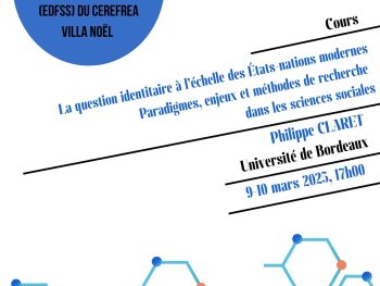 Cours EDSS – Philippe Claret (Université de Bordeaux)