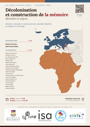 Colloque international « Décolonisation et construction de la mémoire : identités et enjeux