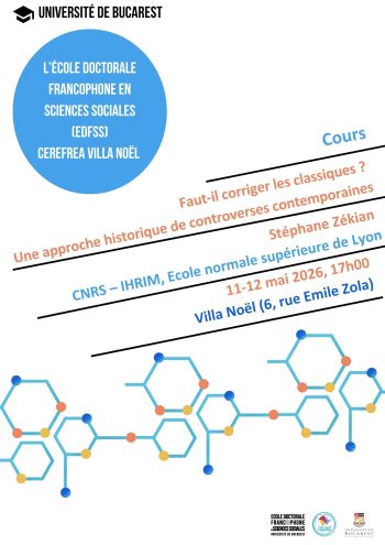 Cours Stéphane Zékian (CNRS-IHRIM et ENS Lyon)