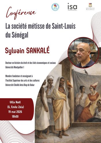 Conférence de Sylvain Sankalé