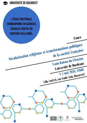 Cours “Sécularisation religieuse et transformations politiques de la société française”