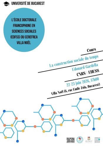 Cours “La construction sociale du temps”, Edouard Gardella (CNRS/EHESS)