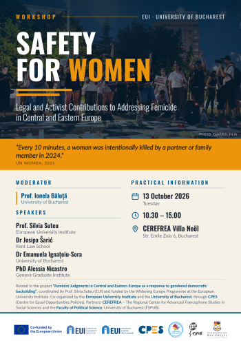 Sécurité pour les femmes – atelier 13 octobre 2026